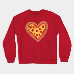 Heart Pizza Crewneck Sweatshirt